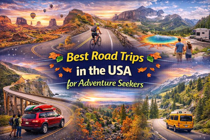 Best Road Trips in the USA for Adventure Seekers
