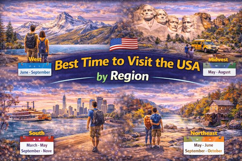 Best Time to Visit the USA by Region