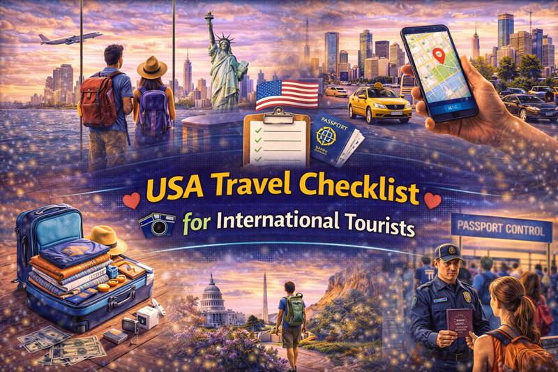 USA Travel Checklist for International Tourists